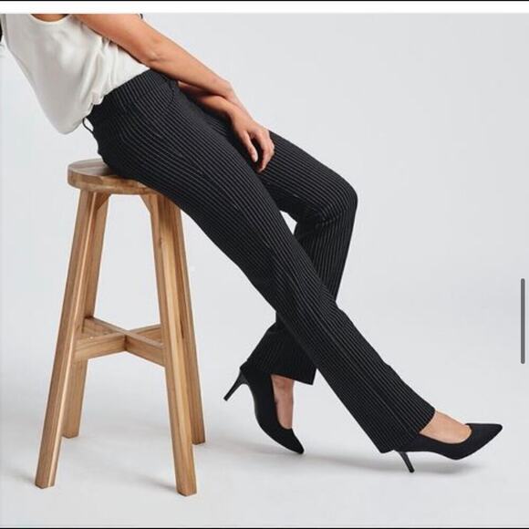 Betabrand Pants - Betabrand Pinstripe Dress Yoga Pants